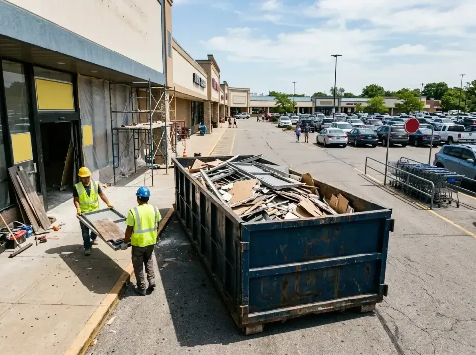 retail-store-renovation-debris-003 — frequently asked questions, Roll-off Dumpster Rentals in Brooklyn Park, MD